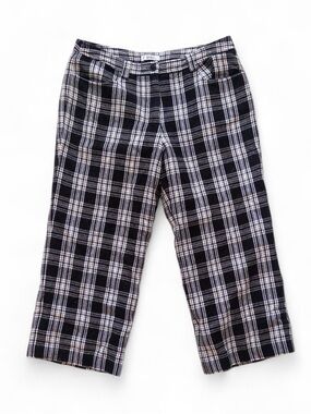Veeko Vintage Wool Blend Plaid Cropped Pants Size 38 (Women’s 6-8)
